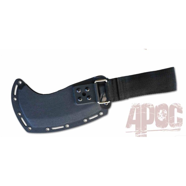 Couteau APOC Demko Rhino Hybrid Lame Cleaver Acier D2 Manche G10 Noir Etui Kydex DRK40012 - Livraison Gratuite