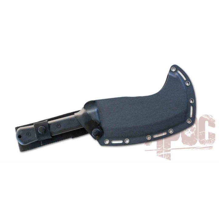 Couteau APOC Demko Rhino Hybrid Lame Cleaver Acier D2 Manche G10 Noir Etui Kydex DRK40012 - Livraison Gratuite