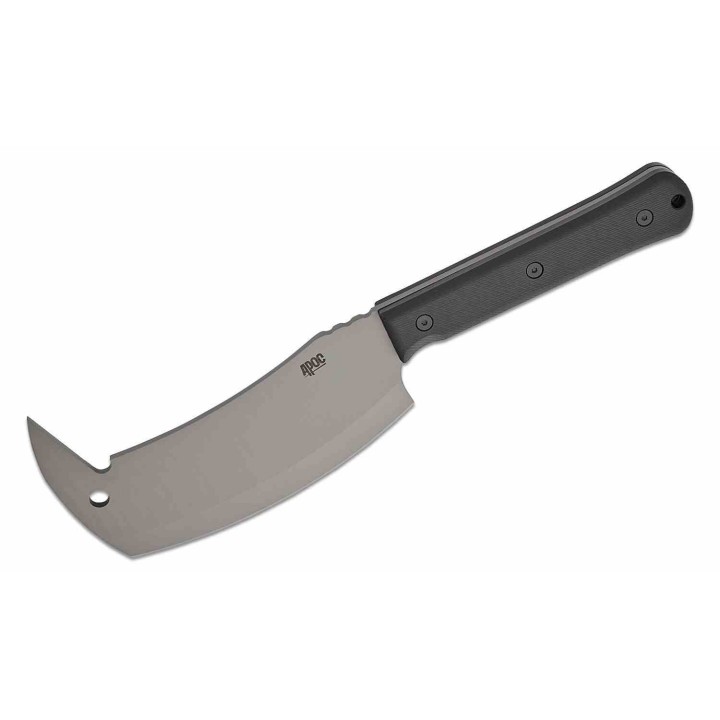 Couteau APOC Demko Rhino Hybrid Lame Cleaver Acier D2 Manche G10 Noir Etui Kydex DRK40012 - Livraison Gratuite