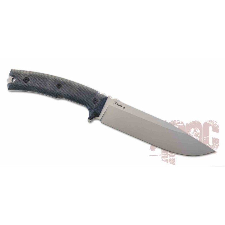 Couteau APOC Demko Bowie Lame Acier D2 Revêtue Titane Manche G10 Noir Etui Kydex DRK40021 - Livraison Gratuite
