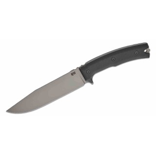 Couteau APOC Demko Bowie Lame Acier D2 Revêtue Titane Manche G10 Noir Etui Kydex DRK40021 - Livraison Gratuite