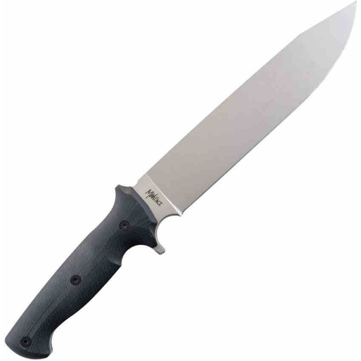 Couteau APOC Wallace Bowie Lame Acier D2 Revêtue Titane Manche G10 Noir Etui Kydex DRK40041 - Livraison Gratuite