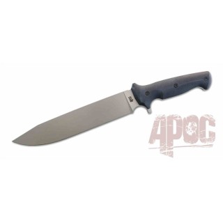 Couteau APOC Wallace Bowie Lame Acier D2 Revêtue Titane Manche G10 Noir Etui Kydex DRK40041 - Livraison Gratuite