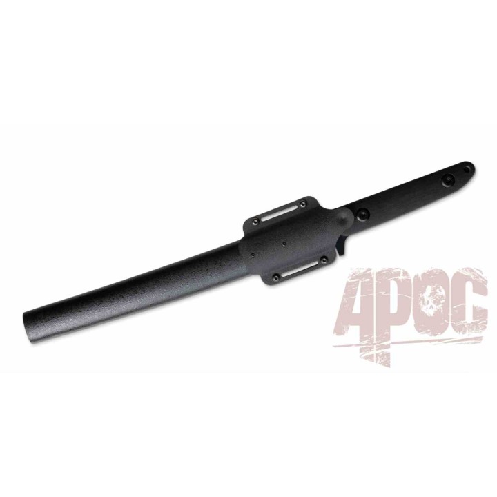 Katana APOC Atrim Survival Tanto Lame Acier 9260 Manche G10 Noir Etui Fibre de Verre DRK35660 - Livraison Gratuite