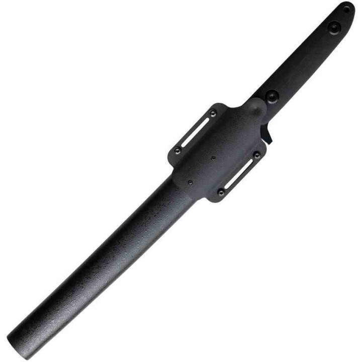 Katana APOC Atrim Survival Tanto Lame Acier 9260 Manche G10 Noir Etui Fibre de Verre DRK35660 - Livraison Gratuite