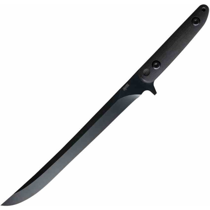 Katana APOC Atrim Survival Tanto Lame Acier 9260 Manche G10 Noir Etui Fibre de Verre DRK35660 - Livraison Gratuite
