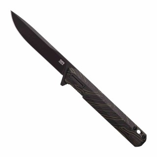 Couteau Tekto F2 Bravo Lame Drop Point D2 Manche G10/Damascus IKBS TKTF2GMXBK1 - Livraison Gratuite