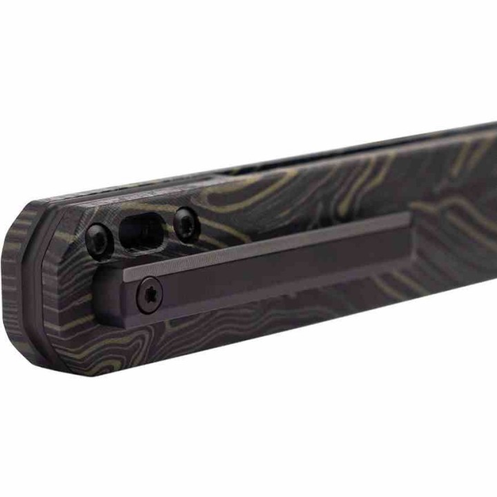 Couteau Tekto F2 Bravo Lame Drop Point D2 Manche G10/Damascus IKBS TKTF2GMXBK1 - Livraison Gratuite
