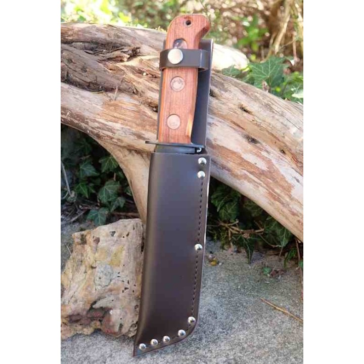Bushcraft Couteau de Survie Sheffield MOD Pattern Survival Acier Carbone Phosphate Made In England SHE003 - Livraison Gratuite 