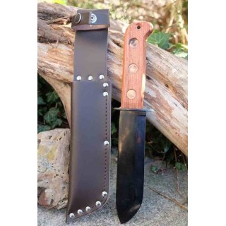 Bushcraft Couteau de Survie Sheffield MOD Pattern Survival Acier Carbone Phosphate Made In England SHE003 - Livraison Gratuite 