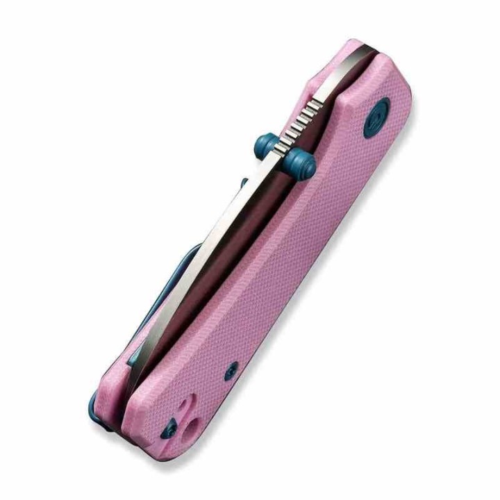 Couteau CIVIVI Baby Banter Pink Lame Acier Nitro-V Satin Manche G10 IKBS Liner Lock CIVC19068S10 - Livraison Gratuite