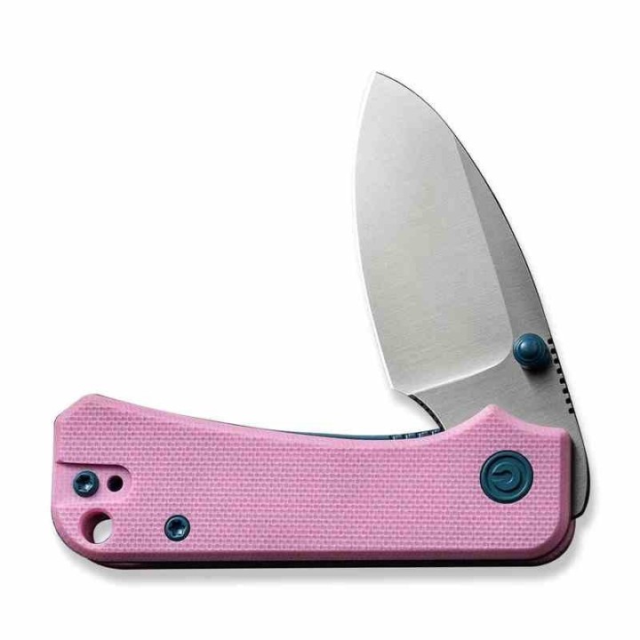 Couteau CIVIVI Baby Banter Pink Lame Acier Nitro-V Satin Manche G10 IKBS Liner Lock CIVC19068S10 - Livraison Gratuite