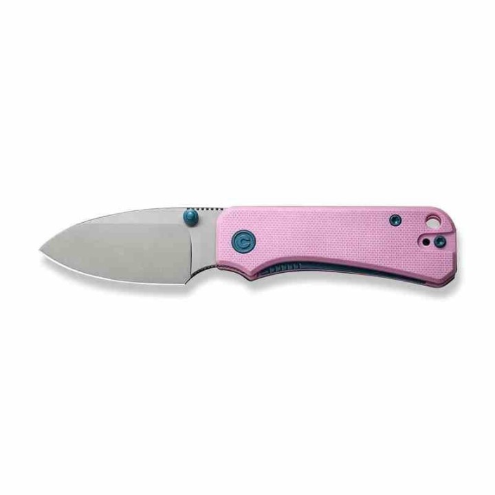 Couteau CIVIVI Baby Banter Pink Lame Acier Nitro-V Satin Manche G10 IKBS Liner Lock CIVC19068S10 - Livraison Gratuite