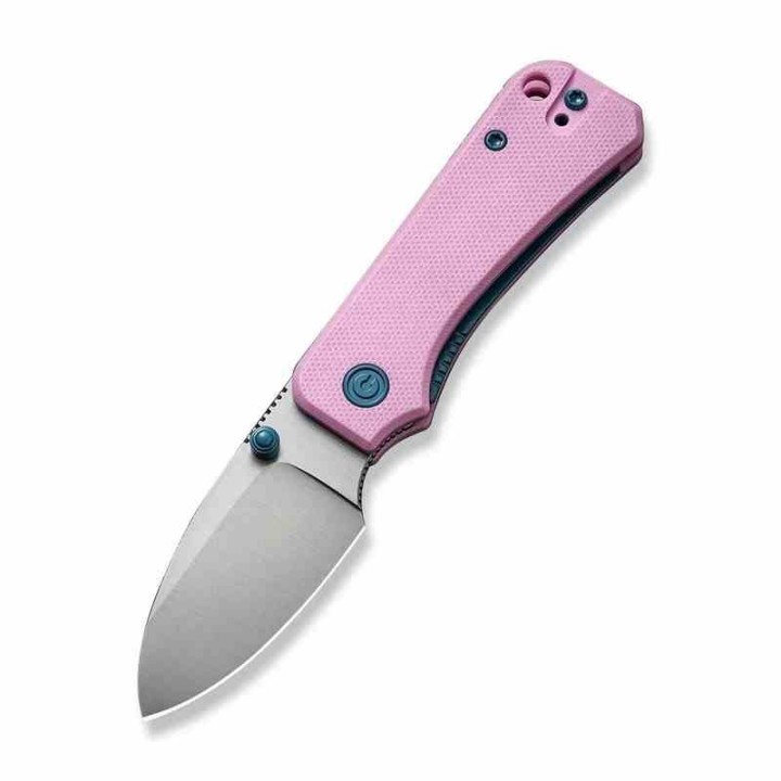 Couteau CIVIVI Baby Banter Pink Lame Acier Nitro-V Satin Manche G10 IKBS Liner Lock CIVC19068S10 - Livraison Gratuite