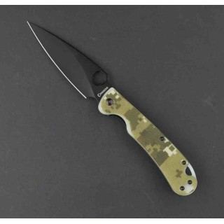 Couteau Daggerr Knives Zhalo Camo Lame Spear Point Acier D2 DLC Manche G10 Liner Lock DGR2CAMDLC - Livraison Gratuite