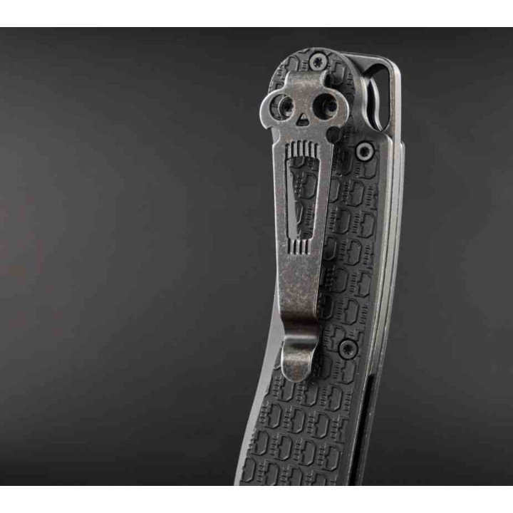 Couteau Daggerr Finka Black Lame Acier 8Cr14MoV Blk Manche FRN Liner Lock DGRFKFBKBW - Livraison Gratuite