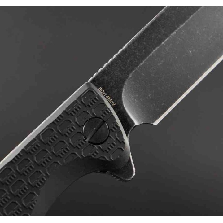 Couteau Daggerr Finka Black Lame Acier 8Cr14MoV Blk Manche FRN Liner Lock DGRFKFBKBW - Livraison Gratuite