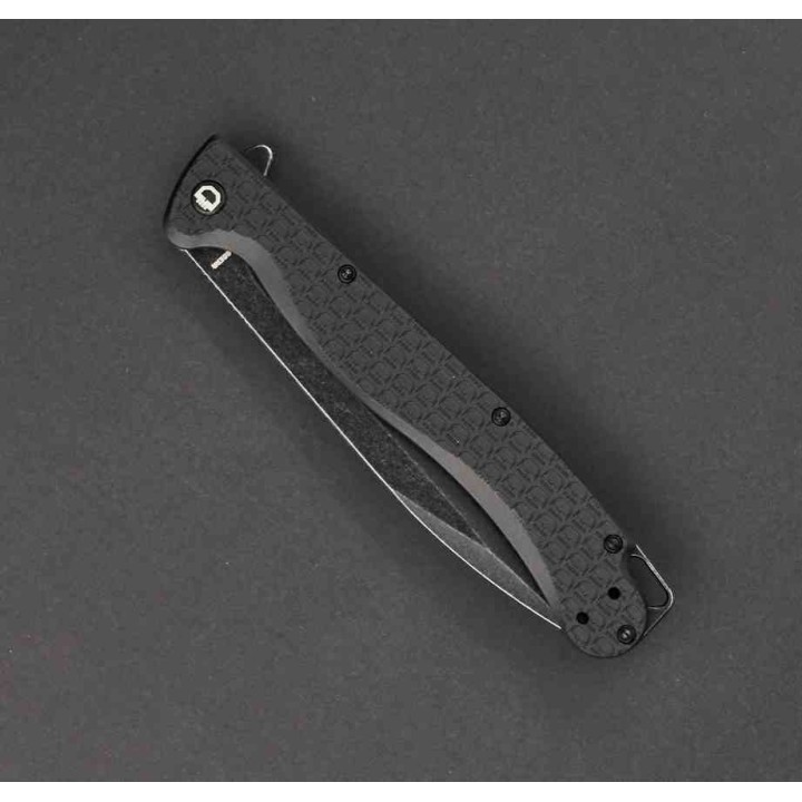 Couteau Daggerr Finka Black Lame Acier 8Cr14MoV Blk Manche FRN Liner Lock DGRFKFBKBW - Livraison Gratuite