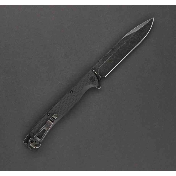 Couteau Daggerr Finka Black Lame Acier 8Cr14MoV Blk Manche FRN Liner Lock DGRFKFBKBW - Livraison Gratuite