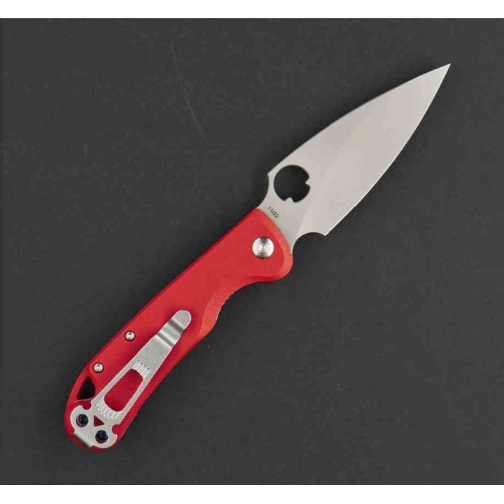 Couteau Pliant Daggerr Zhalo Mini Red Lame Acier D2 SW Manche G10 Liner Lock Clip DGR2MRDSW - Livraison Gratuite