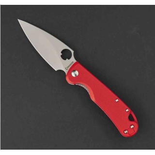Couteau Pliant Daggerr Zhalo Mini Red Lame Acier D2 SW Manche G10 Liner Lock Clip DGR2MRDSW - Livraison Gratuite
