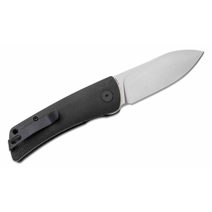 Couteau Petrified Fish Flavorist Black Lame Spear Point Acier K110 Manche Micarta Linerlock Clip PFKE05SDMS - Livraison Gratuite