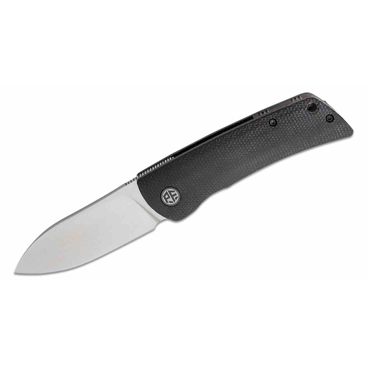 Couteau Petrified Fish Flavorist Black Lame Spear Point Acier K110 Manche Micarta Linerlock Clip PFKE05SDMS - Livraison Gratuite