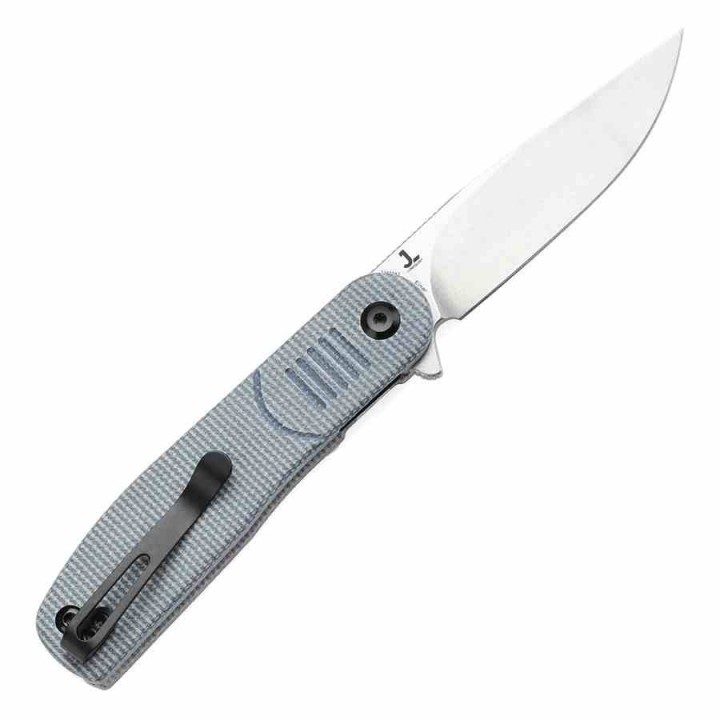Couteau Pliant Tenable Einar Blue Lame Acier Nitro-V SW Manche Micarta Bleu Liner Lock Clip T2072A2 - Livraison Gratuite