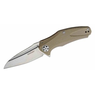 Couteau Kershaw Natrix Tan Lame Acier 8Cr13MoV SW Manche G10 Frame Lock KVT KS7007TAN - Livraison Gratuite