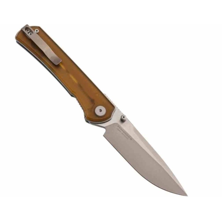 Couteau Maxace Peregrine S Lame Acier 10Cr15CoMoV Manche PEI Jaune Liner Lock MAXMM302C - Livraison Gratuite