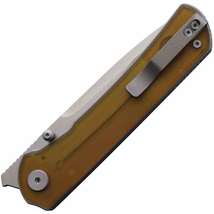Couteau Maxace Peregrine S Lame Acier 10Cr15CoMoV Manche PEI Jaune Liner Lock MAXMM302C - Livraison Gratuite