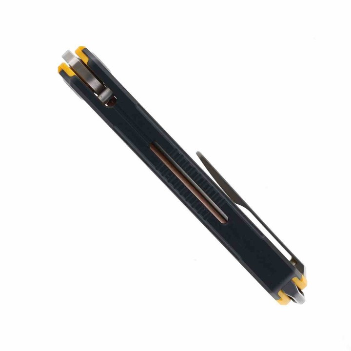Couteau Maxace Kestrel Lame Acier CPM MagnaCut Manche Yellow G10/Black alu Frame Lock MAXMM281B - Livraison Gratuite