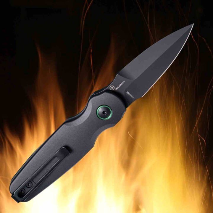 Couteau Automatique Hogue Ballista II Lame Acier CPM MagnaCut Manche Alu/G10 Button Lock USA HO64232 - Livraison Gratuite
