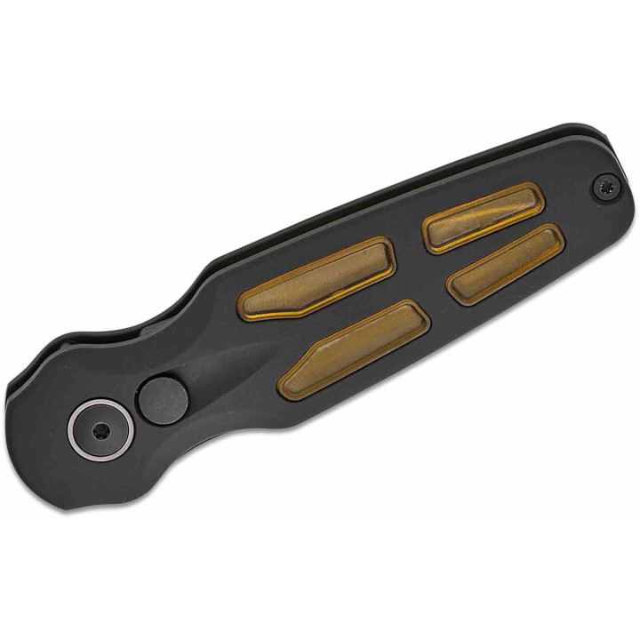 Couteau Automatique Hogue Ballista II Lame Acier CPM MagnaCut Manche Alu/Ultem Button Lock USA HO64236 - Livraison Gratuite