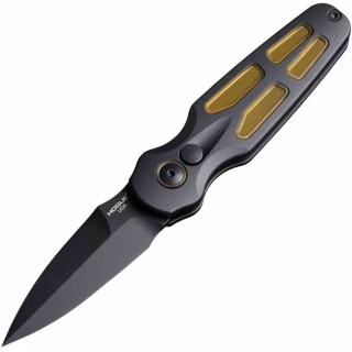 Couteau Automatique Hogue Ballista II Lame Acier CPM MagnaCut Manche Alu/Ultem Button Lock USA HO64236 - Livraison Gratuite