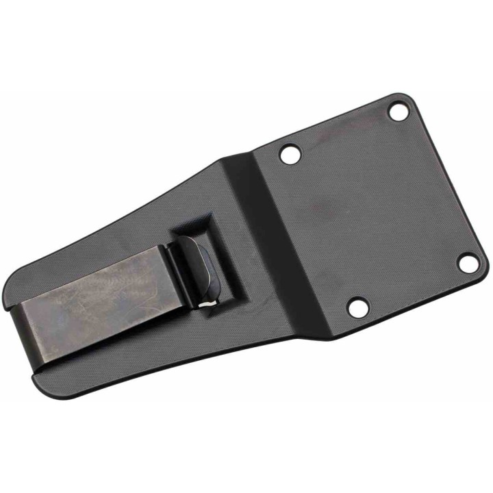 Couteau ESEE CM6 Combat Tactical Lame Gunsmoke Acier Carbone 1095 Manche G10 Étui Kydex Made USA ESCM6TGB - Livraison Gratuite