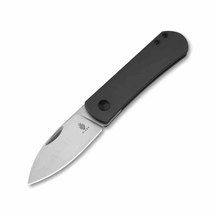 Couteau Kizer Yorkie Slip Joint Lame Drop Point Nitro-V Manche Alu KIVT Clip KIV3525A4 - Livraison Gratuite
