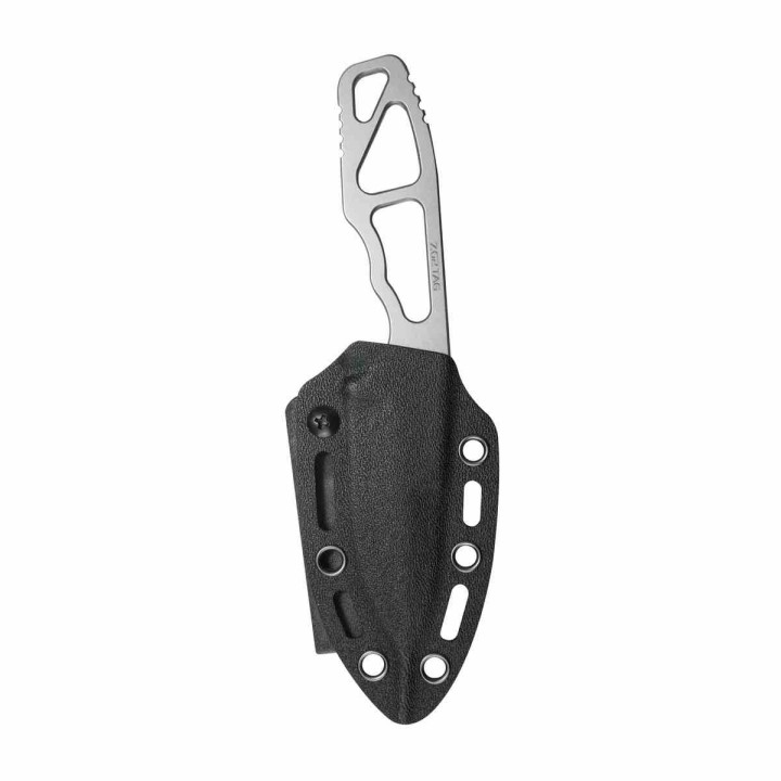 Couteau Kubey 7.62 TAG Lame Spear Point Acier AUS-10 Manche Acier Étui Kydex KUB282A - Livraison Gratuite