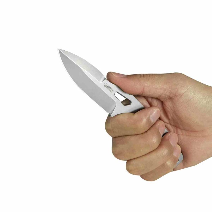 Couteau Kubey 7.62 TAG Lame Spear Point Acier AUS-10 Manche Acier Étui Kydex KUB282A - Livraison Gratuite
