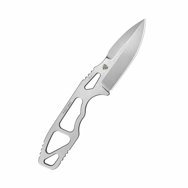 Couteau Kubey 7.62 TAG Lame Spear Point Acier AUS-10 Manche Acier Étui Kydex KUB282A - Livraison Gratuite