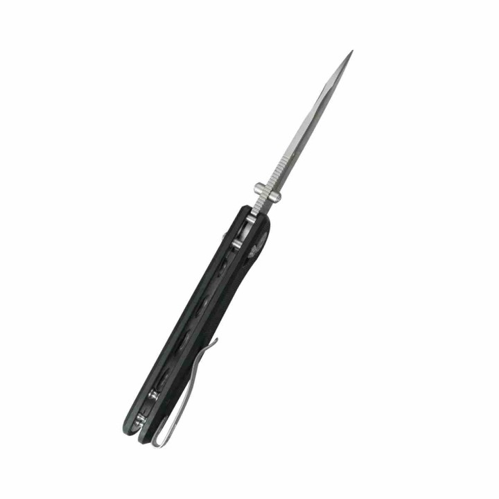 Couteau Kubey Bluff Black Drop Point Acier 14C28N Manche G10 Axis Lock KUB248F - Livraison Gratuite