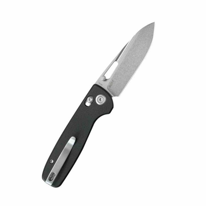 Couteau Kubey Bluff Black Drop Point Acier 14C28N Manche G10 Axis Lock KUB248F - Livraison Gratuite