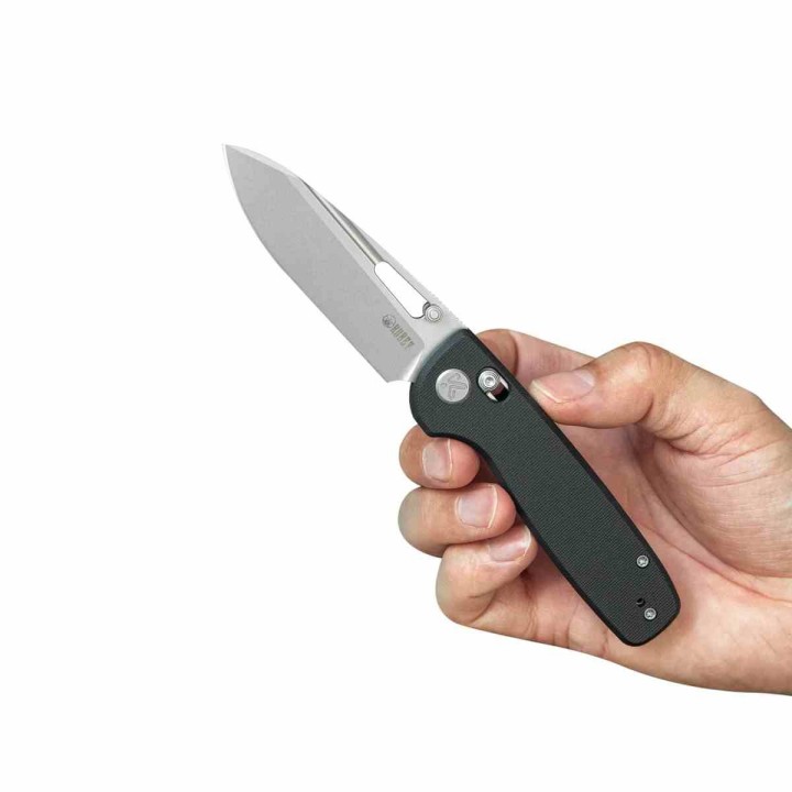 Couteau Kubey Bluff Black Drop Point Acier 14C28N Manche G10 Axis Lock KUB248F - Livraison Gratuite