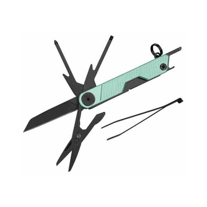 Couteau Multifonction Gerber Armbar Mini Lame Ciseaux Tournevis Manche GFN Vert G1072682 - Livraison Gratuite