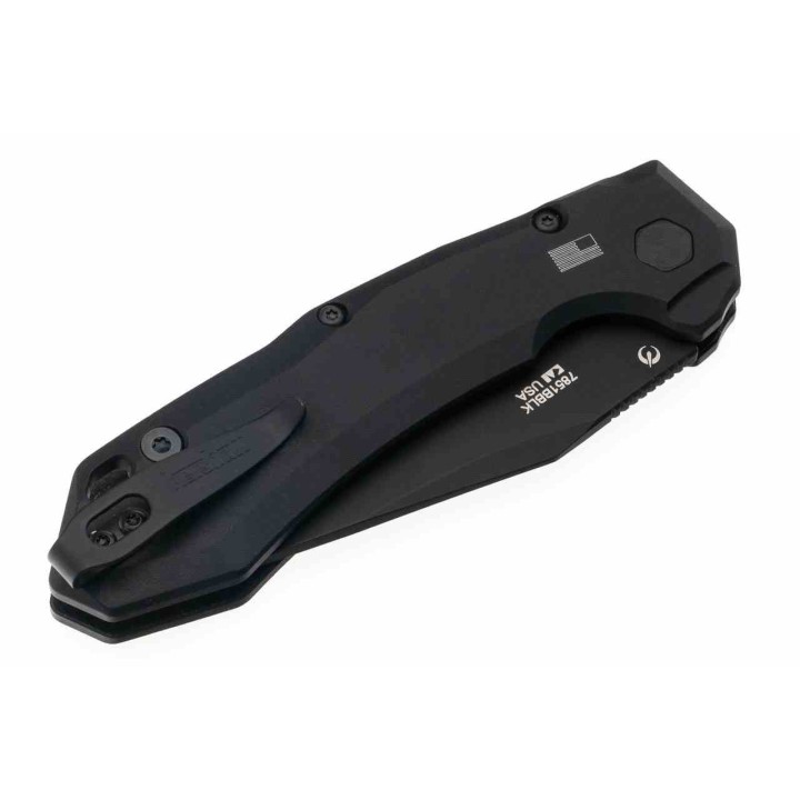 Couteau Automatique Kershaw Launch 19 Black Lame Acier CPM-154 Manche Alu/G-10 Button Lock USA KS7851BBLK - Livraison Gratuite
