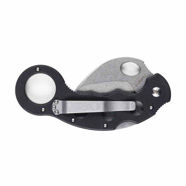 Couteau High Desert Blade Works Tarani Journeyman Lame Karambit Acier D2 Manche G-10 Black HDTJKB - Livraison Gratuite