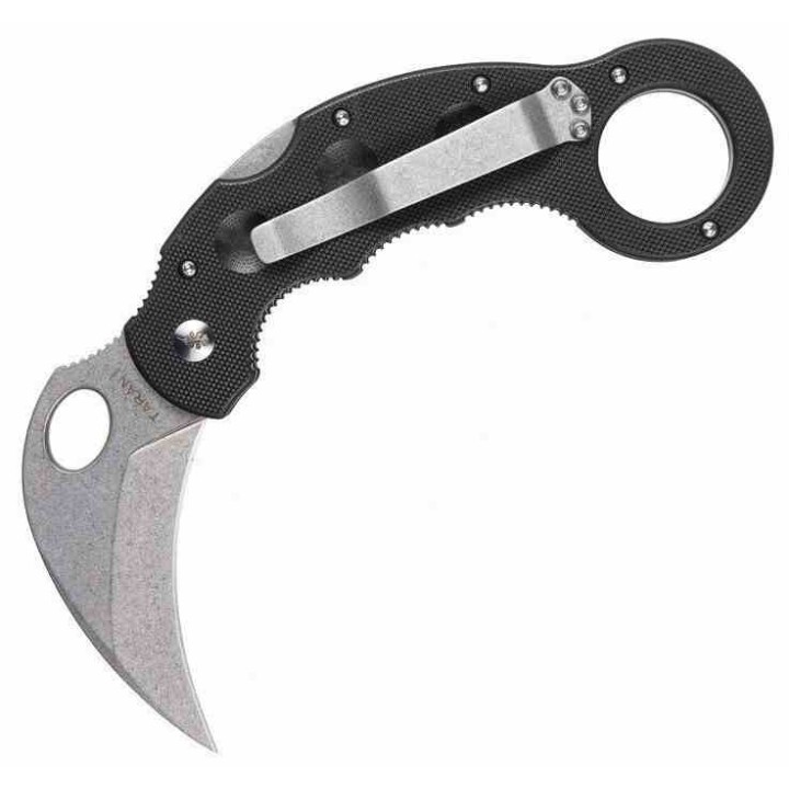 Couteau High Desert Blade Works Tarani Journeyman Lame Karambit Acier D2 Manche G-10 Black HDTJKB - Livraison Gratuite