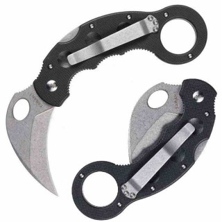 Couteau High Desert Blade Works Tarani Journeyman Lame Karambit Acier D2 Manche G-10 Black HDTJKB - Livraison Gratuite