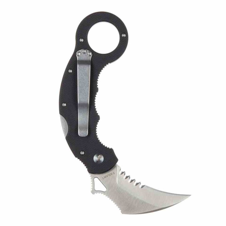 Couteau High Desert Blade Works Tarani Journeyman Lame Karambit Acier D2 Manche G-10 Black HDTJEDCBKB - Livraison Gratuite