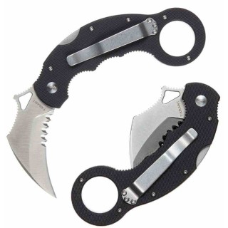 Couteau High Desert Blade Works Tarani Journeyman Lame Karambit Acier D2 Manche G-10 Black HDTJEDCBKB - Livraison Gratuite